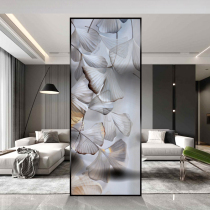 Art Glass Living Room Screen Shoe Cabinet Partition Aisle Xuan Guan TV Background Wall Steel Chemical Process Eurostyle Mascot