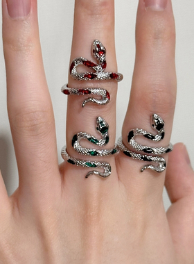 Komeiku灵蛇冷淡风开口指环