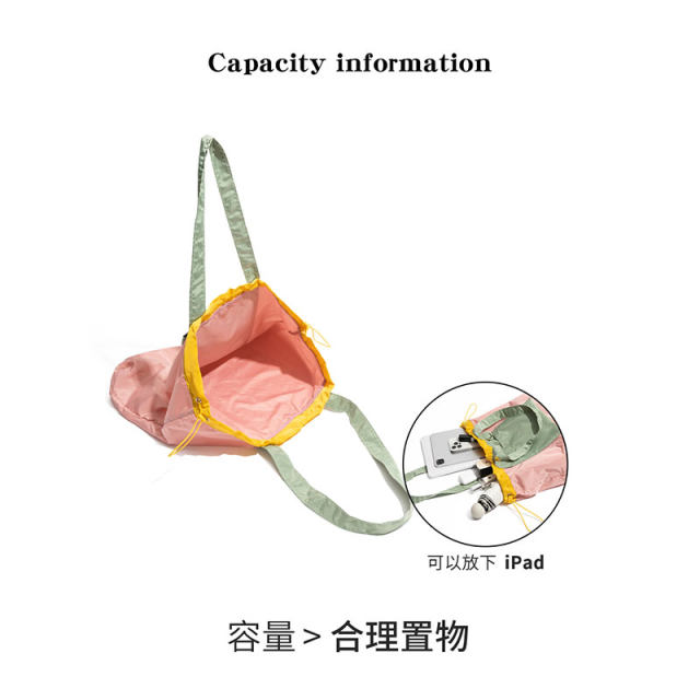 Orange Girls Singapore Trendy Brand Foldable Shopping Bag