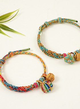 端午五彩绳手链DIY566