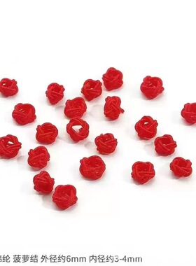 手工编织金丝灯笼结配件