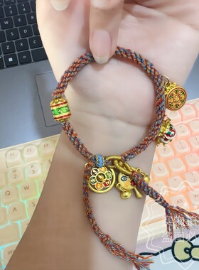 藏式情侣手绳醒狮轻奢手链