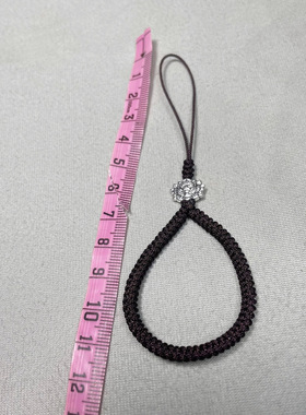 手工编织金刚结钥匙挂件DIY手机防丢绳成品挂件
