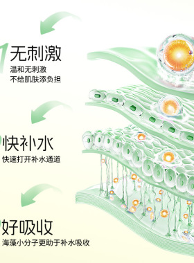 泰国Annabella安娜贝拉海藻面膜10片装深层补水保湿滋润贴片面膜