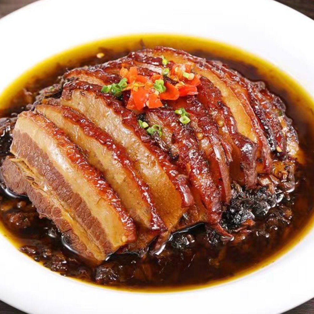 力厨梅菜扣肉正宗虎皮扣肉500g熟食下酒红烧肉加热即食真空包装,淘宝优惠券,粉丝福利购,淘宝优惠卷