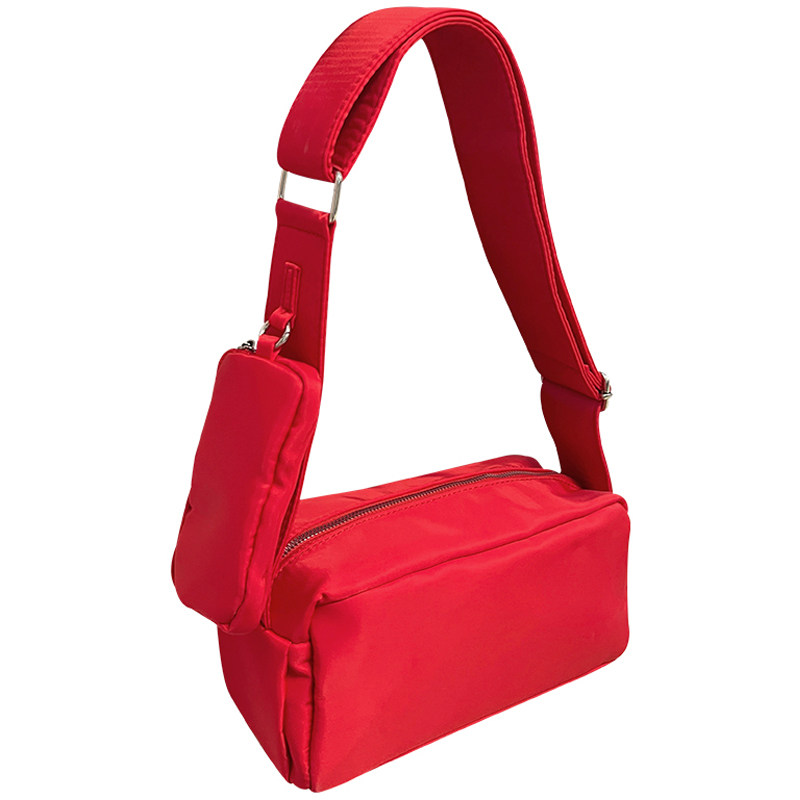 红色休闲吐司包2025新款夏季枕头斜挎小方包女小众百搭单肩腋下包,淘宝优惠券,粉丝福利购,淘宝优惠卷