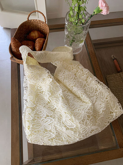 Bolso tote de viaje de gran capacidad Lace Summer Fairy