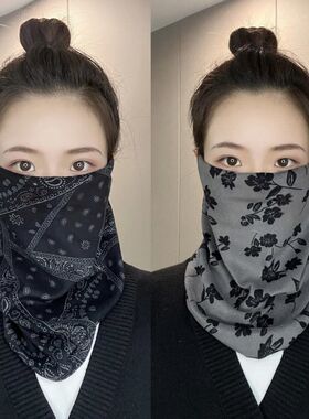 春夏季护颈防晒围巾女士防风