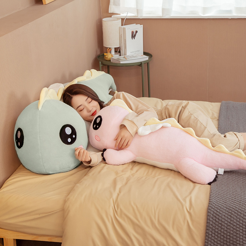 恐龙玩偶睡觉抱大号布娃娃女孩抱着睡公仔床上夹腿毛绒玩具送女友-图2
