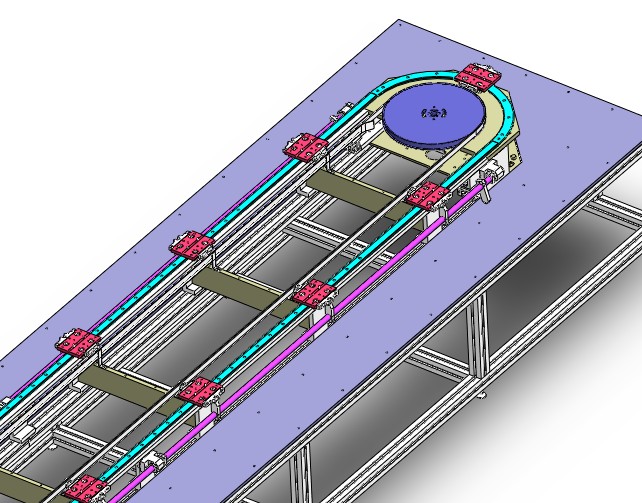 环形导轨3D图纸 H798 非标自动化机械3D图纸设计素材 - 图2