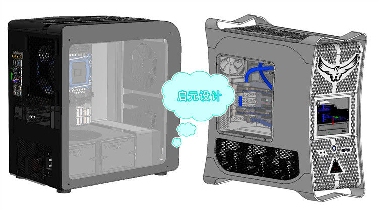 More than 30 sets of desktop computer mainframe 3 drawings industrial control mainframe 3d desktop computer mainframe 3d model