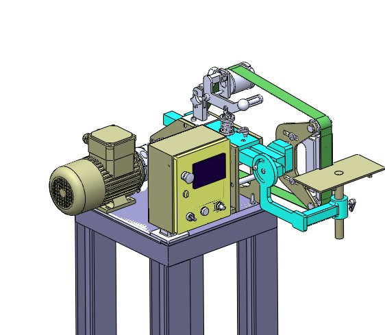 V095宽带砂光机3D图纸非标自动化设备3D图纸3D - 图1