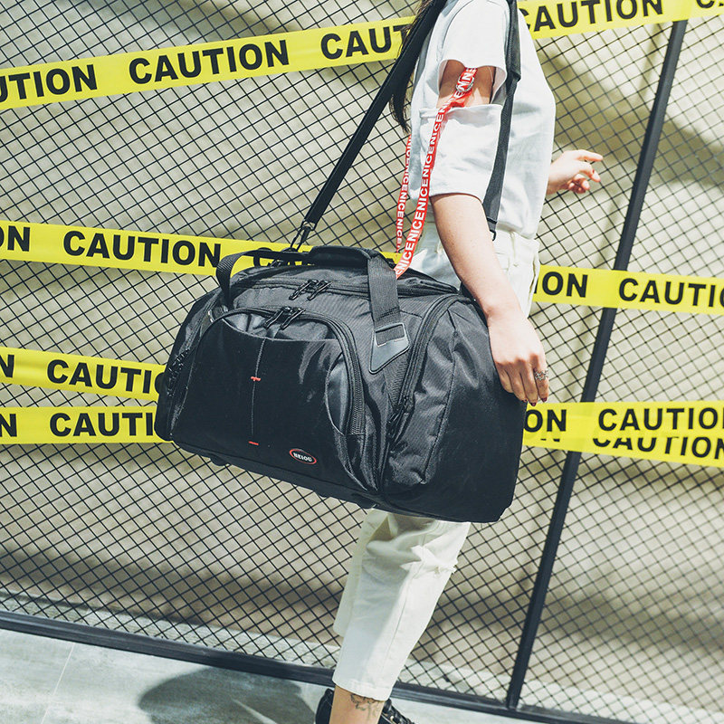 手提旅行包男女大容量短途单肩包 aosiman旅行袋