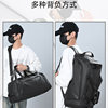 Travel and swimming fitness bag with separate wet and dry shoe compartment