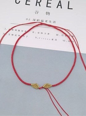 手工编织金色飞贼哈利波项链