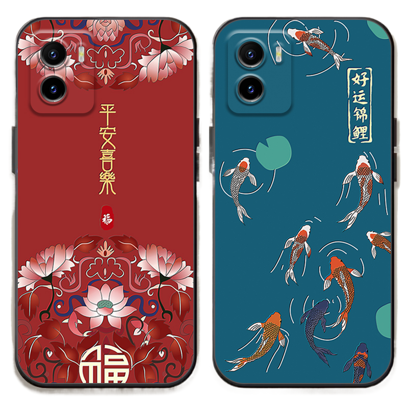 适用于vivoy10手机壳中国风viviy10手机套voviy国潮男女vivo情侣y10防摔软外壳V2140A宫廷复古v0vi维沃丫10硅 - 图3