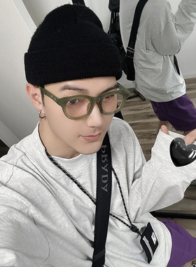 黑色大框高级感复古墨镜