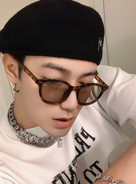 眼镜男潮痞帅ins网红显脸小百搭