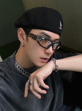 防紫外线不规则复古朋克墨镜