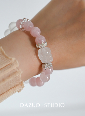 天然水晶貔貅手串女时尚手作手链