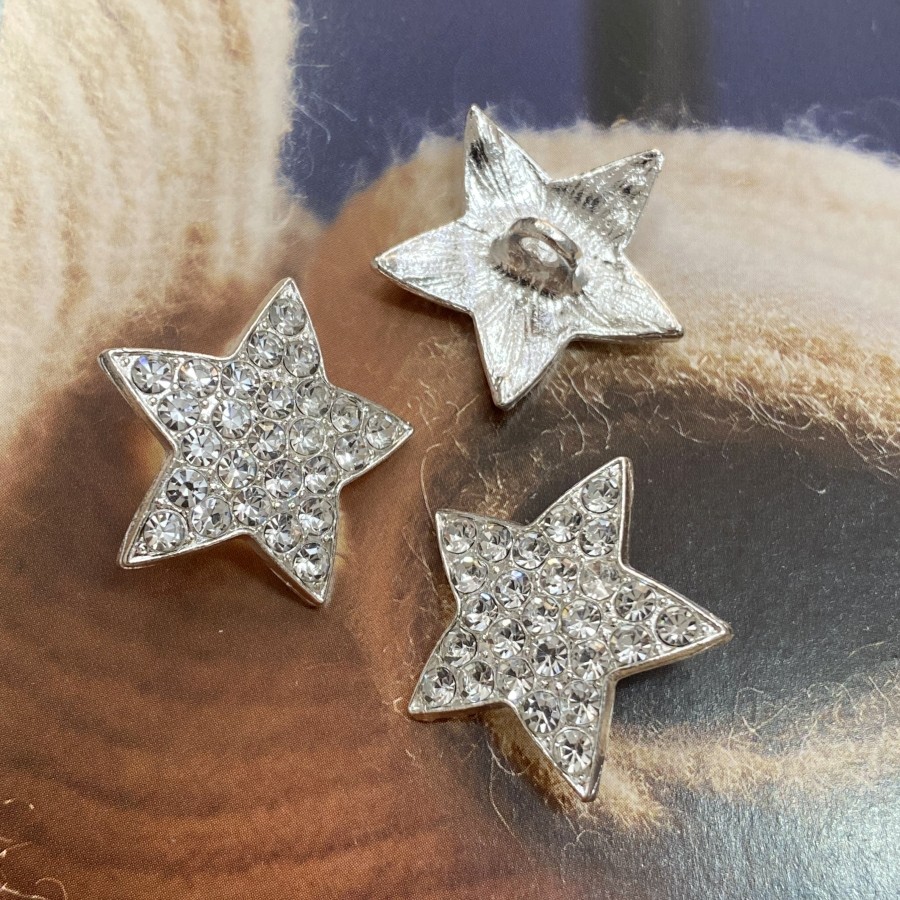五角星金属镶钻纽扣小香风扣子西装外套装饰扣子针织开衫衬衣钮扣,淘宝优惠券,粉丝福利购,淘宝优惠卷