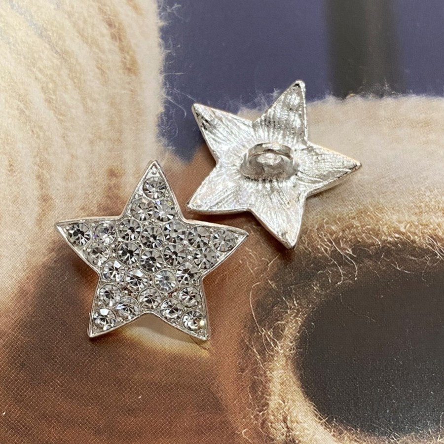 五角星金属镶钻纽扣小香风扣子西装外套装饰扣子针织开衫衬衣钮扣,淘宝优惠券,粉丝福利购,淘宝优惠卷