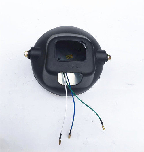 超亮电动三轮车大灯led金彭前圆大灯总成强光改装12v48v80v通用型