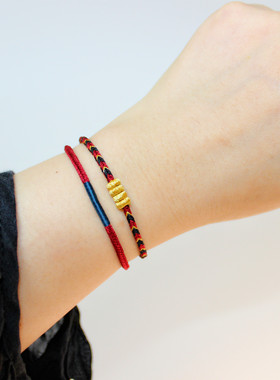 十全十美新中式红绳手链女款