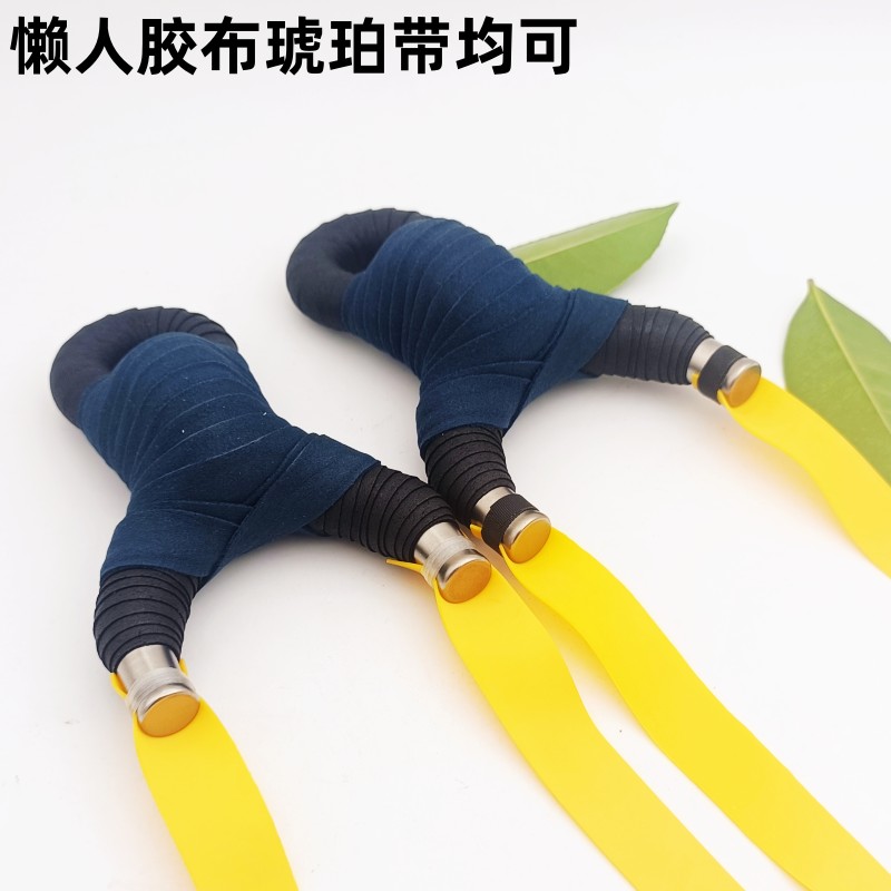 传统冷弯飞虎弹弓12毫米不锈钢手工龅牙花瓶撑头反曲过顶扁皮弹弓 - 图1