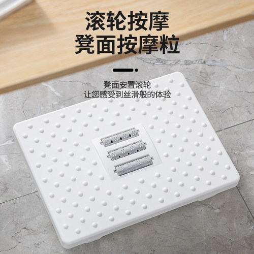 办公室摇摆脚踏板脚踩凳防翘二郎腿垫工位脚踏脚托脚蹬桌下搁脚凳 - 图1