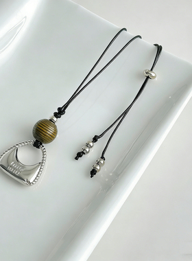 高档时尚秋冬百搭气质毛衣链项链女款2025新款毛衣装饰配饰吊坠女