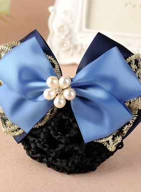 职业头花女士时尚珍珠移动发夹