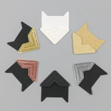 Конечно, канцелярские товары для коровьей коврики с похлопленными фото декоративные угловые фотографии, 24 кусочки/лист 5 модели/лист