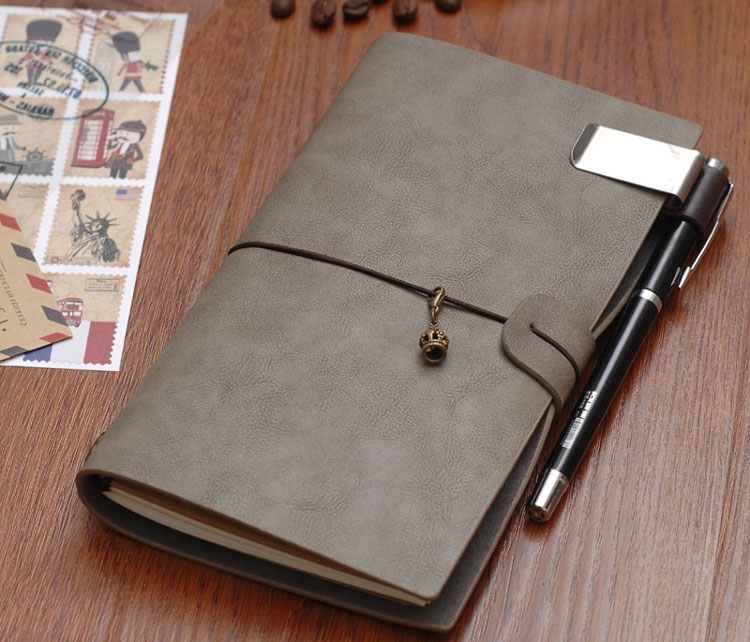 创意文具旅行笔记本配件笔夹金属 手帐本笔夹子活页记事本票据夹