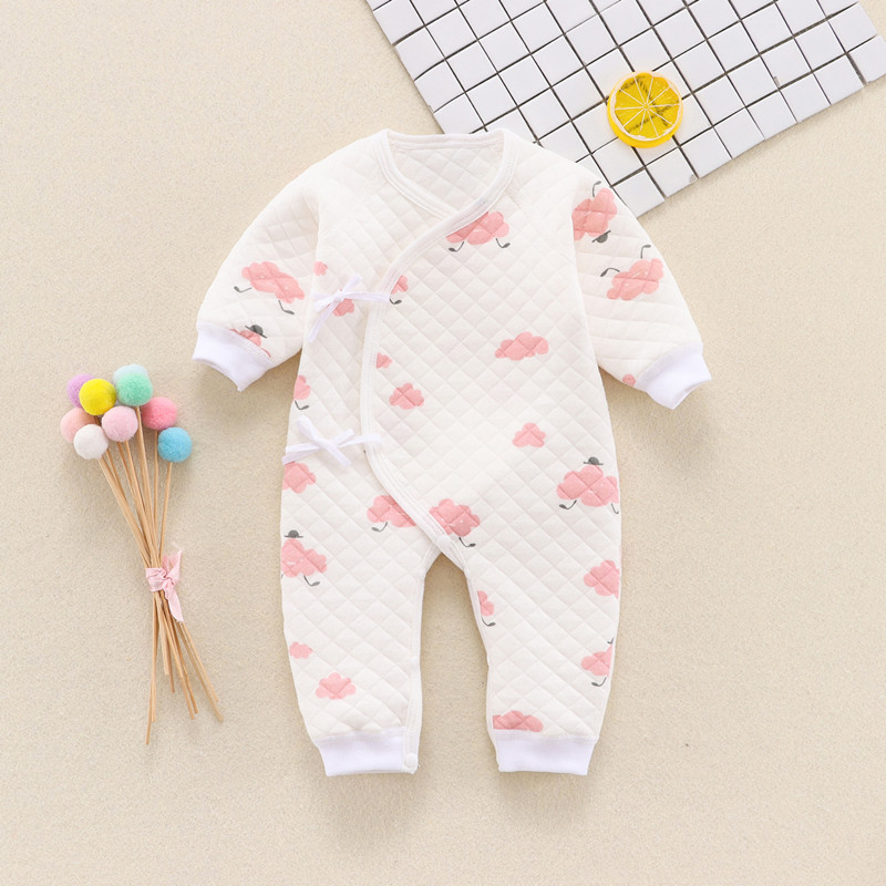 早产儿婴儿小衣服48cm新生婴儿儿衣服小码早产婴儿衣服秋冬连体衣 - 图2