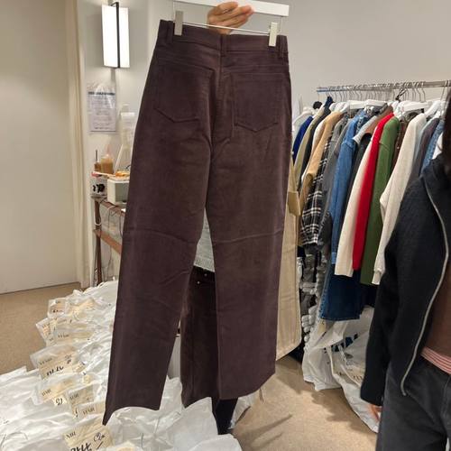 VENIR-a韩国东大门代购2025秋冬女装新款时尚百搭灯芯绒休闲裤女 - 图3