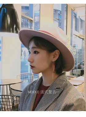 ［］ins网红博主羊毛呢复古莎拉