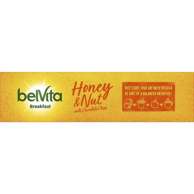 Belvita Honey & Nut Breakfast Biscuits焙朗蜂蜜坚果早餐饼300g - 图1