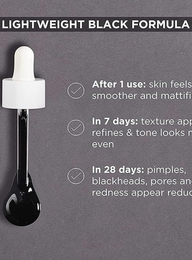 Garnier Pure Active AHA + BHA Charcoal Serum 30ml 液态精华