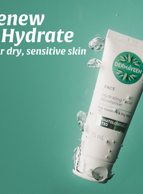 DermaVeen Hydrating Facial Moisturiser面部润肤霜澳洲代购75mL