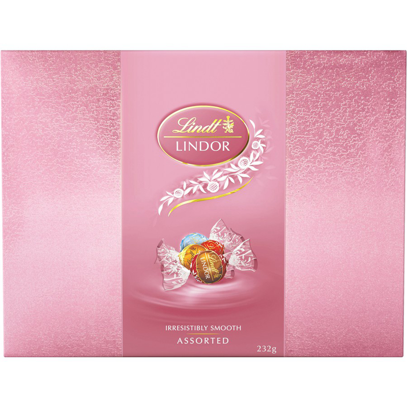 Lindt Lindor Pink Assorted Gift Box 232g瑞士莲巧克力混合澳洲 - 图3