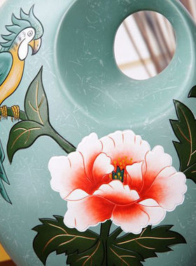 酒柜博古架装饰摆件陶瓷中式