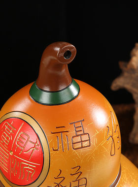 中式招财大葫芦陶瓷新家乔迁送礼