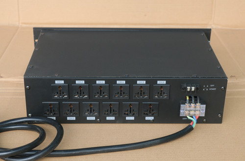 美国KAIFA SPS2512A专业舞台酒吧家用12路带电压表电源时序器 - 图3