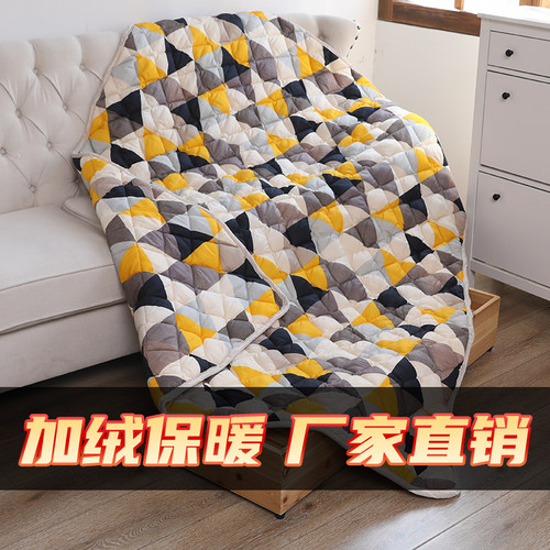 冬季加绒加厚双面烤火被子电火箱烤火箱专用保暖被子 - 图1