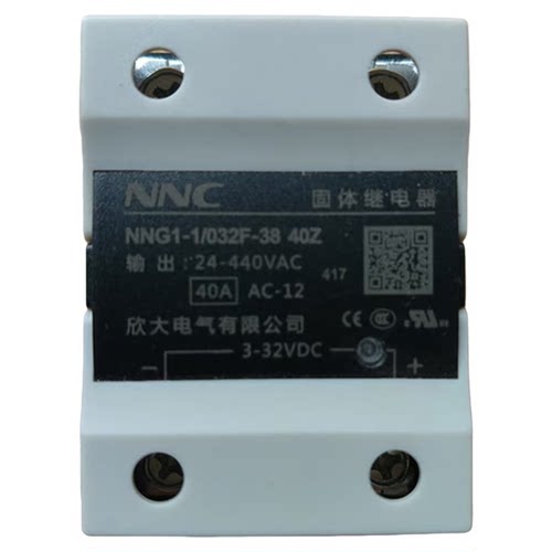 欣大单相固态继电器NNG1-1/032F-38 40Z SSR-10DA20A25A30A40A60A-图3