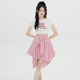 2025 summer dancing Korean style short skirt for women