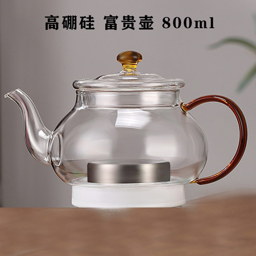 原装正稻玻璃养生壶青蛙盖子电热茶炉家用煮水迷你快速电水壶底座 - 图2
