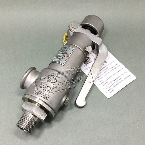 A27W/H/Y-16P/10P/25P/40P不锈钢丝扣弹簧微启式安全阀DN15 20 25 - 图0