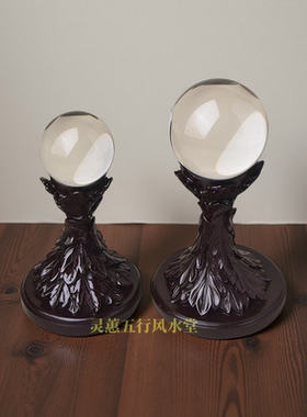 新款原装动物羽毛雕花树脂摆件